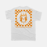 Lovin V.1 T-shirt White Orange