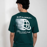 Blur World T-shirt Green